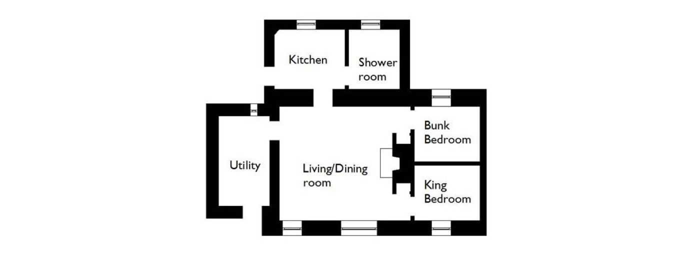Threaby Cottage floor plan