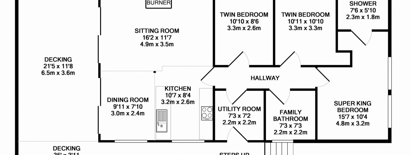 Clover Lodge floor plan