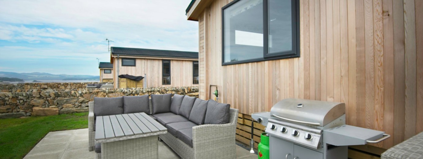 Bluebell Lodge Patio Area