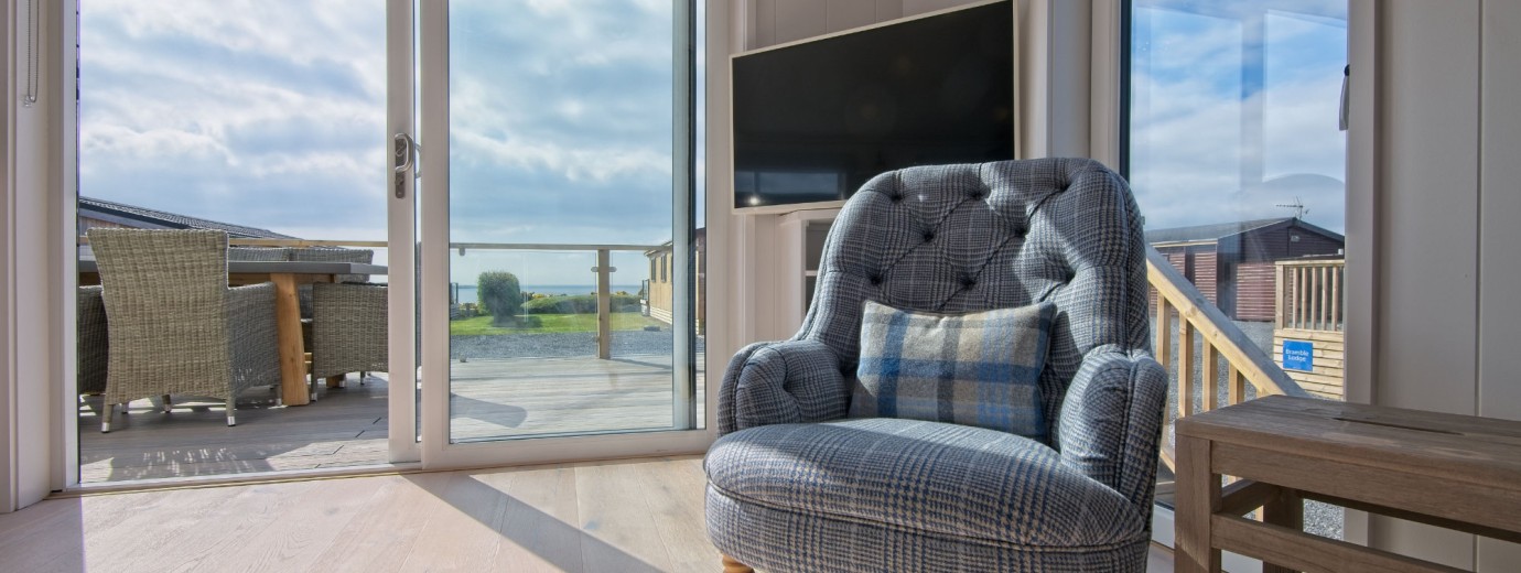 Bluebell Lodge living area