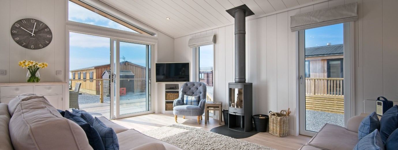 Bluebell Lodge living area